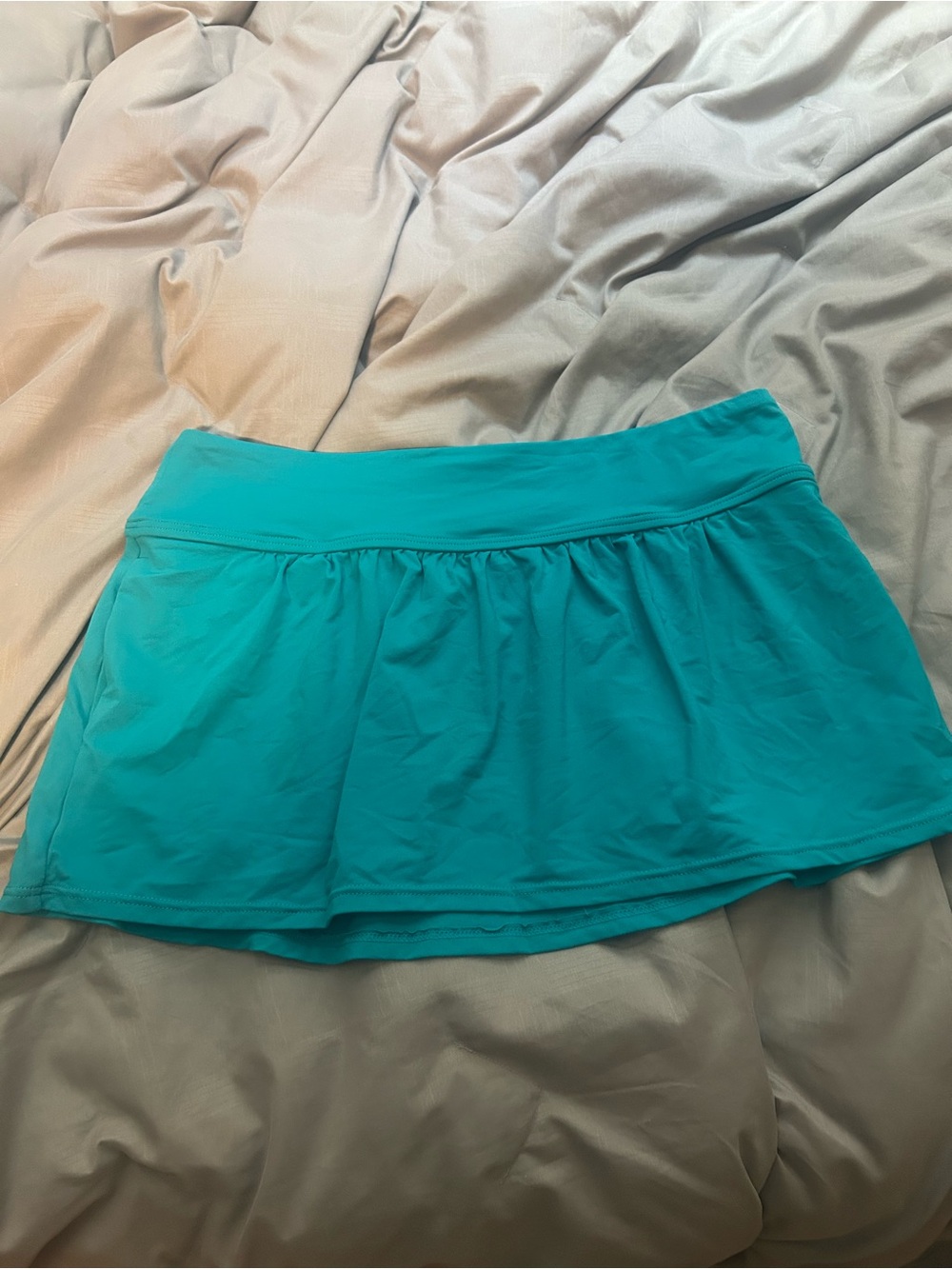Anne Cole Teal Active Skirt